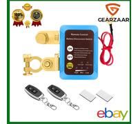 Batterietrennschalter mit 2x Fernbedienung Stromschalter 240A 12V/24V