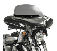Batwing Windschild für Yamaha XVS 650 Drag Star Verkleidung rauchgrau