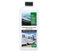 Baufan Wohnmobil, Caravan, Boot Grundreiniger 1L I Caravan Reiniger Konzentrat für bis zu 50L I Für Lack- & Kunststoff-Oberflächen I Löst Fett, Öl uvm