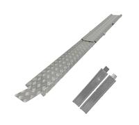 TRUTZHOLM Auffahrschiene zusammensteckbar 150 - 270 cm verstellbar Treppenrampe E-Bike 50kg Alu grau - 39082