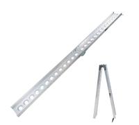 TRUTZHOLM Auffahrschiene klappbar 240 cm Tragkraft 50 kg Alu grau gelocht Fah...