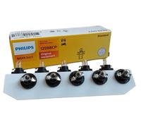 BAX BX8.5/2 black PHILIPS 1.2W 12V 10 Stück Instrumentenbeleuchtung 12598CP