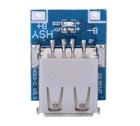 Baxnore 10 Stück 5 V 1 A USB-Boost-Step-Up-Leistungsmodul, Lithium-Batterieladegerät, Platine mit LED-Anzeige, Überladeschutz für DIY-Powerbanks, Mobile Geräte
