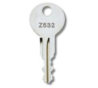 bayesen Ersatzschlüssel nach Code Z701 Kompatibel mit Thule, BMW, Audi, VW, Skoda, Ford, Volvo, MINI, Seat, Dachbox, Fahrradträger, Skiträger, Reling, Gepäckträger
