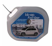BB-EP Fast-Grip 9-225/45-18 - Feingliedrige Schneekette 9mm mit Selbstspann-Mechanismus für die Reifengröße 225/45 R18 - TÜV, Ö-Norm (Made in Italy)