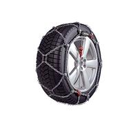 BB-EP KÖNIG Schneeketten - DIE FEINGLIEDRIGE 12mm Schneekette - Freigegeben für Toyota RAV4 Crossover mit der Reifengröße 235/55 R18 im Set mit hochwertigen Handschuhen