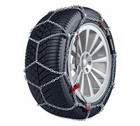 BB-EP Schneekette KÖNIG - Die 9mm-Schneekette mit manueller Spannung - Zugelassen für Skoda Roomster mit der Reifengröße 185/55 R15 im Set mit hochwertigen Handschuhen
