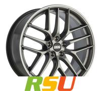 BBS CC R Platinum Matt Alufelge 19 Zoll ET43 5x114,3 ML82