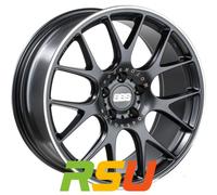 BBS CH-R schwarz matt - DS10 8.5x19" ET22 LK5 120 ML 72.5 Alufelgen 19 Zoll