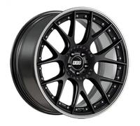 ALUFELGEN BBS, CH-R II, 10X21 ET38 5X120 82, SCHWARZ MATT/TITAN