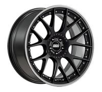 ALUFELGEN BBS, CH-R II, 9X21 ET24 5X112 66,5, SCHWARZ MATT/TITAN