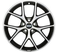 BBS, SR, 8x18 ET50 5x114,3 82, vulcano grau diamant-gedreht
