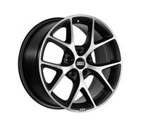 BBS SR Vulcano Grau Diamant-gedreht Alufelge 17 Zoll ET45 5x112 ML82