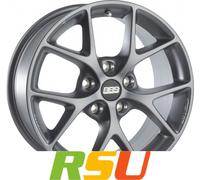 BBS SR Himalaya-grau Matt Alufelge 17 Zoll ET45 5x112 ML82