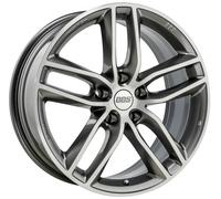 ALUFELGEN BBS, SX, 8X18 ET45 5X120 82, PLATINUM SILBER DIAMANT-GEDREHT