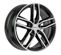 BBS, SX, 9x20 ET42 5x114,3 82, platinum silber diamant-gedreht