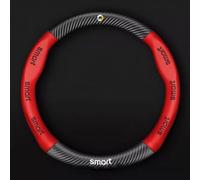 BCYOLBFD Auto Lenkradhülle, für Smart Fortwo 450 451 453 Lenkrad Abdeckung Anti Rutsch Lenkradabdeckung Lenkradschoner Autodekorationa,B