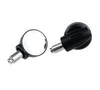 BDDXWSM Drehbarer Motorrad-Rückspiegel Für CFMOTO 250SR 300SR 450SR, Einstellbarer Toter-Winkel-Weitwinkel-Konvexspiegel Motorradspiegel(Schwarz)