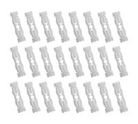 Be In Your Mind 50 Stück Auto Dach Dachrinne Formteil Clips Befestigung Klammern Halterungen Tür Trim Strips Fasteners 191853733A Weiß Kunststoff