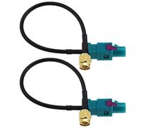 Be In Your Mind Fakra Z-Stecker auf SMA-Stecker, Fahrzeug-Antennen-Adapterkabel, universell für GSM, GPS, DAB, TV-Antennen, Automobilzubehör, 15 cm, 2 Stück