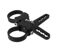 Beatifufu 2 Stück Aluminium Motorrad Scheinwerfer Halter Front Gabel Lampenbügel Robust Vibrationsfest Geeignet für Arbeitsscheinwerfer Nebellicht Einfache Montage