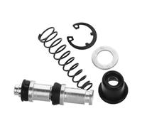 Beavorty Motorrad Kolben Reparaturset Bremskraftverstärker Reparatursatz 1 Satz Silber Aluminiumlegierung und Gummi für Motorrad Bremssystem zum Reparieren