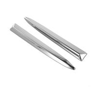 BEAZOOM Frontstoßstange oben Chrom Zierleiste für Fiat 500 Modelle 2007-2015, 1 Paar Zierleisten-Grilleinsatz, passend für 735455041 735455042