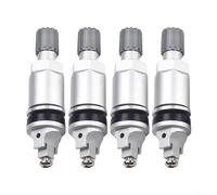 BEAZOOM TPMS Reifendruckkontrollventilschäfte für Toyota Corolla für C-HR Land Cruiser, Metall, silberfarben, 4 Stück