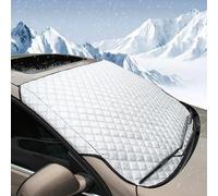 BEEWAY Auto Frontscheibenabdeckung, Ultra-Dick Scheibenabdeckung Auto Windschutzscheiben Abdeckung Sonnenblende Wintergegen Schnee EIS Frost Sonne UV Staub Wasserbeständig(145 x 100cm)