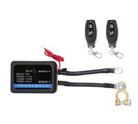 Begchy Fernbedienung Batterie Trennschalter 12V 260A Kill-Schalter Kunststoff+Metall Kfz-Zubehör Automatische Abschaltung Verhindert Batterieentladung mit Fernbedienung Auto,C