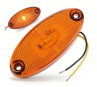 Begrenzungsleuchten Anhänger 12V LED Seitenmarkierungsleuchte, Positionsleuchte für Anhänger, Wohnwagen, Nutzfahrzeuge, LKW, Kfz, Traktor - Hochwertige LED Begrenzungsleuchten für sichere Markierung