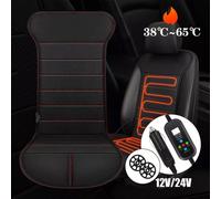 Beheizbare Sitzauflage Sitzheizung PKW Auto 12V 24V Lendenwirbelstütze Universal