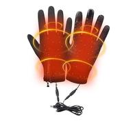 Beheizte Handschuhe für Herren - Motorradhandschuhe mit Heizung für kalte Hände - Mitene winddicht mehrere Einstellungen Wintersport Trekking Motorrad Fahrrad