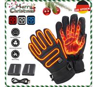 Beheizte Handschuhe für Motorrad mit 2 Akku ，Beidseitige Heizung Handschuhe NEU