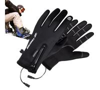 Beheizte Handschuhe - Touchscreen Handschuhe Winter Motorrad Handschuhe Thermokleidung mit Batteriebetriebener Heizung | Kälteschutz für Skifahren, Snowboarden, Camping, Sport