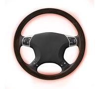 Beheizte Lenkradhülle | 12V Auto-Lenkradheizung | Handwärmender Lenkradschutz | Heizt Sich Schnell Auf, Passend für Räders 36,8-38,1cm, für Auto, LKW, Van, SUV