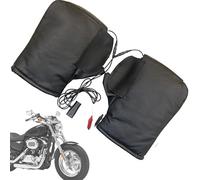 Beheizter Handschutz für Motorrad 12 V - winddichte und wasserdichte Lenker-Handschuhe mit elektrischer Heizung | Winterhandschutz für Mountainbikes für Männer und Frauen | perfekt für