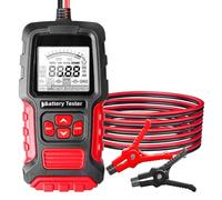 Behogan Autobatterie Tester: Digitaler 12V/24V Batterietester, 100-2000 CCA, 3Ah-200Ah Digitaler Analysator, Battery Alternator Analyzer für Auto Motorräder PKW-LKW ATV SUV Boot