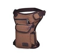 Beintasche Motorrad,Beintasche Männer Canvas Drop Bein Tasche Taille Tasche Hosen Tasche Hosen Tasche Hüfte Wiege Reise Multifunktionale Motorrad Messenger Schulter Tasche(2)