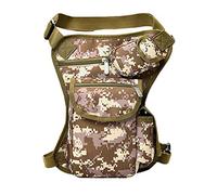 Beintasche Motorrad,Beintasche Männer Canvas Drop Bein Tasche Taille Tasche Hosen Tasche Hosen Tasche Hüfte Wiege Reise Multifunktionale Motorrad Messenger Schulter Tasche(5)