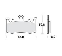TRW Bremsbeläge Sinter mit ABE Triumph Tiger 1200 Explorer Xc