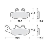 Bremsbelagsatz TRW MCB744SRM