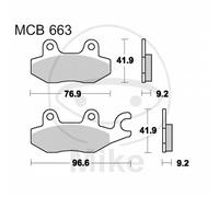 Beläge Bremse Std TRW Lucas 787.27.99 Daelim 125 Sq S2 Freewing 2005-2008