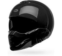 Bell - BROOZER SOLID ECE Helme - Erwachsene Unisex - Schutzausrüstung, Fahrradhelm, Straßenhelm, Straßen-Schutzhelm, Schwarz, XL