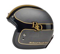 Bell Custom 500 Carbon RSD The Player Motorradhelm (Schwarzmatt/Gold)