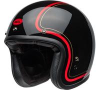 Bell Custom 500 Chief Jethelm, schwarz-rot, Größe S für Männer