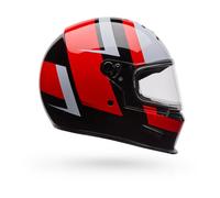 Bell ELIMINATOR Integralhelm SIDETRACK GLOSS rot schwarz S
