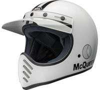 BELL HELM MOTO-3 ECE6 SMQ AGS WHITE/BLACK S