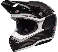 BELL HELMET MOTO-10 SPHERICAL GLOSS BLACK/WHITE S ECE6