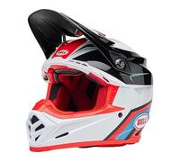 BELL HELMET MOTO-9S FLEX MERCHANT RD/BK L ECE6, RED/BLACK